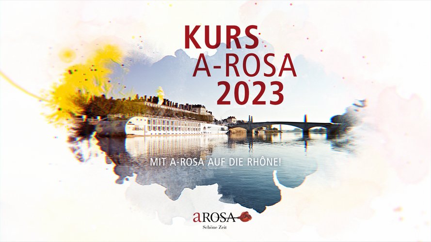 Die Online-Schulungsreihe Kurs A-ROSA geht in die nächste Runde. Grafik: A-ROSA Flussschiff GmbH