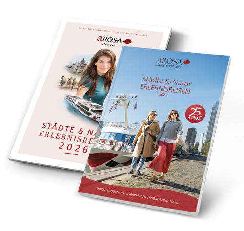 Image from the A-ROSA 2026 catalogue and the A-ROSA 2027 Highlights brochure. Click here to download the 2026 catalogue.