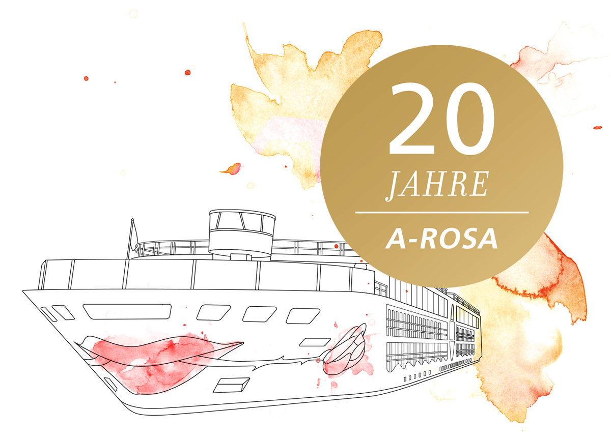 Kreuzfahrt Angebote: 20 Jahre A-ROSA - 20% 